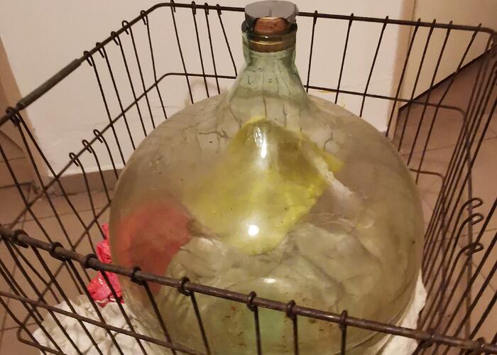 Grajewo ogłoszenia: Sprzedam balon szklany o pojemności około 40 litrów, w koszu....